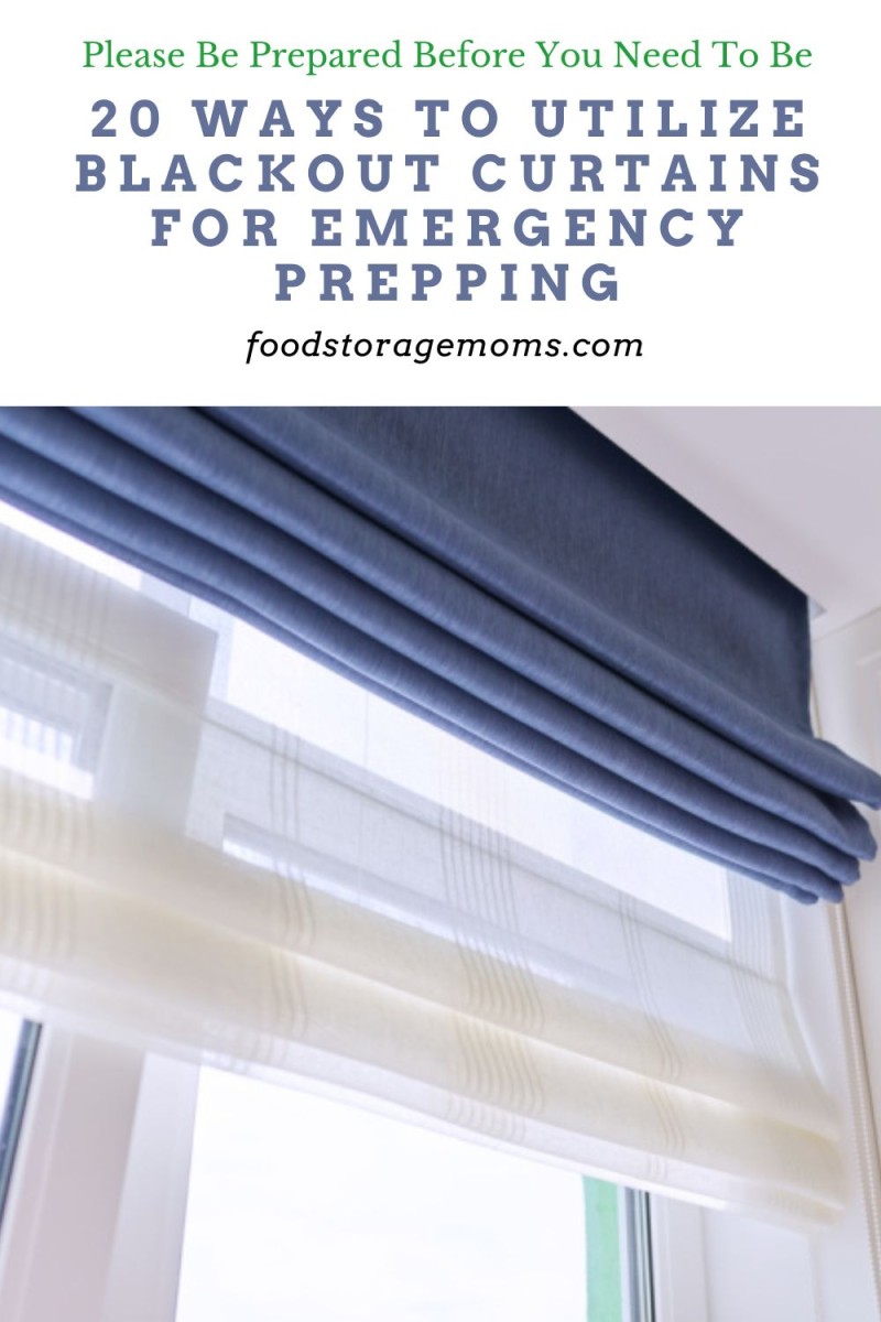 20 Ways to Utilize Blackout Curtains for Emergency Prepping Food