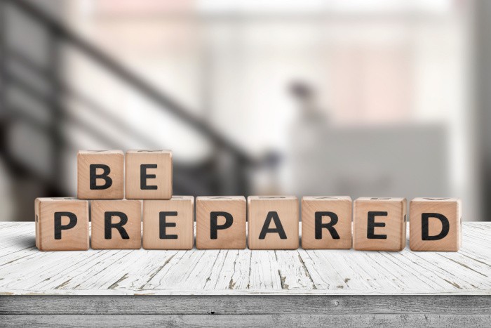 Be Prepared Written on Blocks