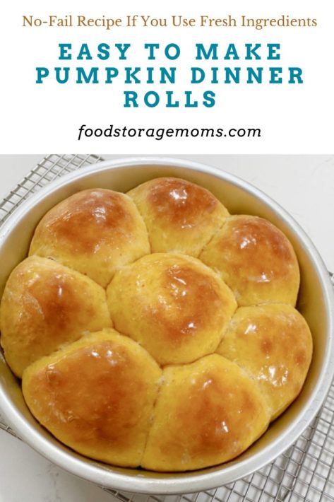 Homemade Pumpkin Dinner Rolls