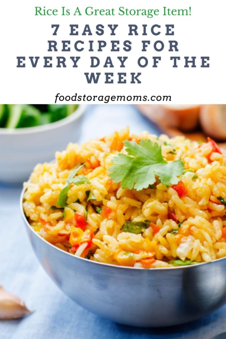 7 Easy Rice Recipes For Every Day Of The Week - Food Storage Moms