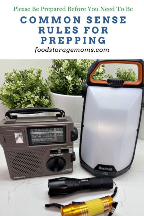 Emergency Preps Lanterns Radio and Flashlights