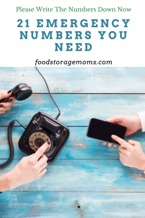 Emergency Numbers You Need