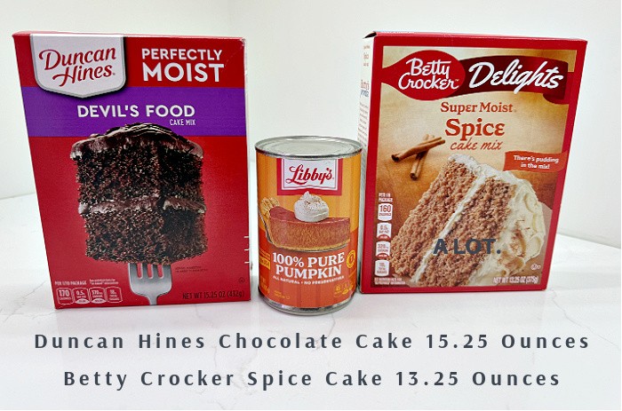 Pumpkin Muffins with Cake Mixes