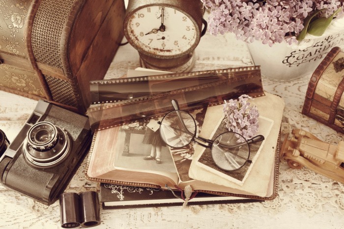Vintage Papers Clocks