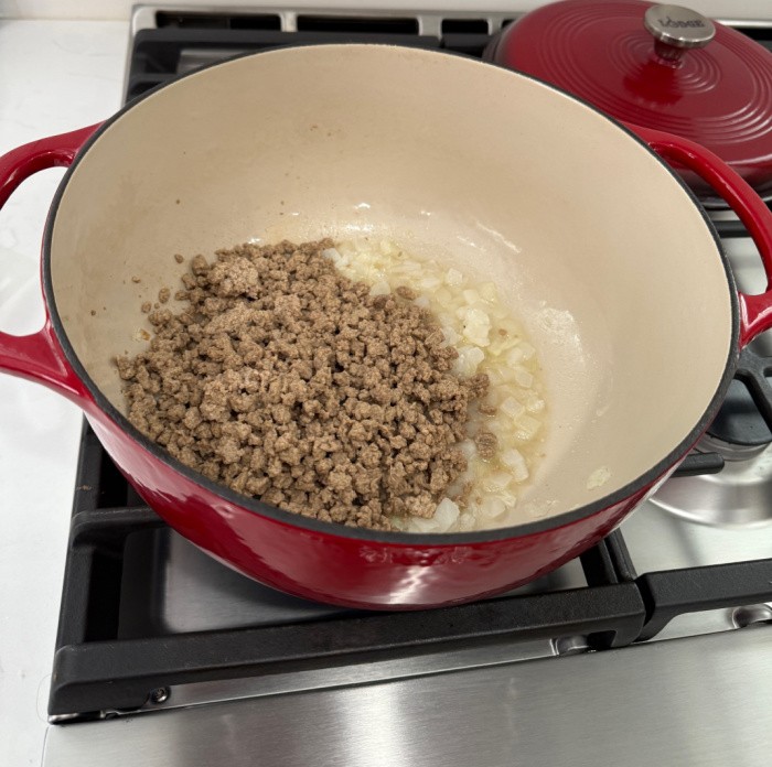 Taco Soup Brown Meat And Onions