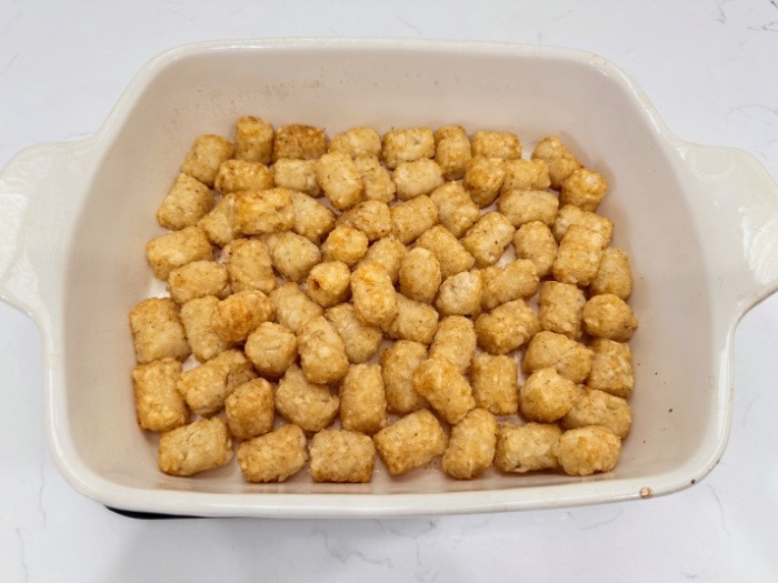 Breakfast Casserole Cooked Tatot Tots