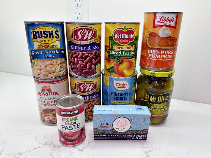 Canned Fruits and Vegetables