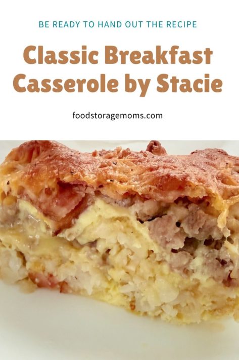 Breakfast Casserole Ready To Eat
