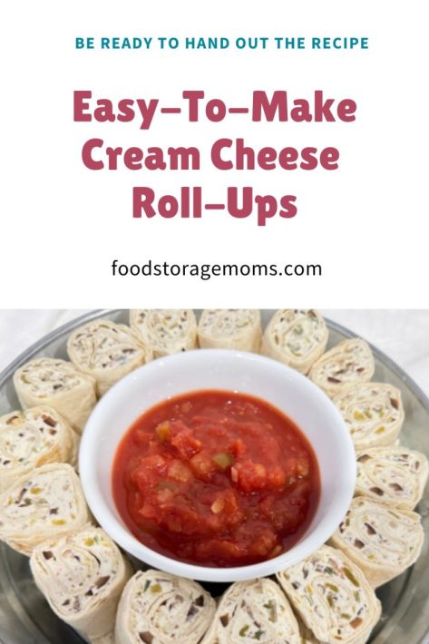 Cream Cheese Roll Ups with Salsa