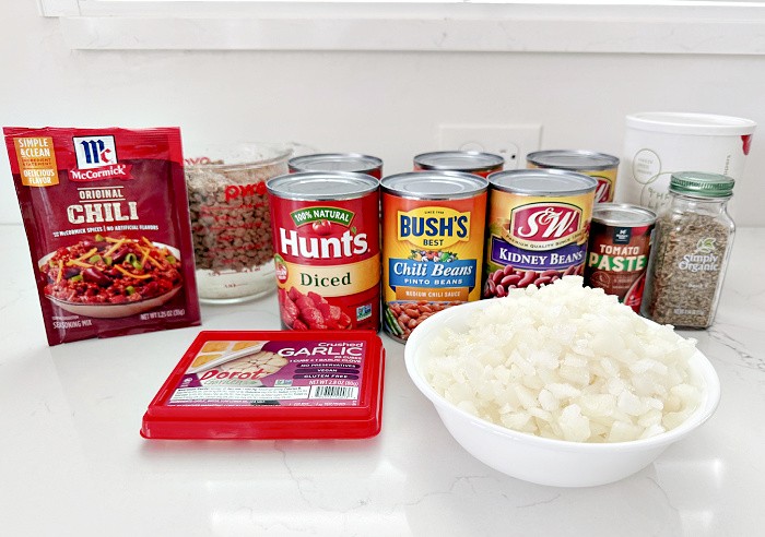 Slow Cooker Chili With Beans Ingredients
