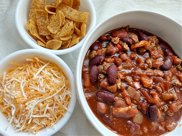 Slow Cooker Chili With Beans Ready To Serve