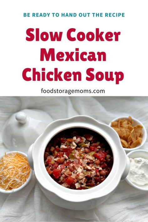 Slow Cooker Mexican Chicken Soup 
