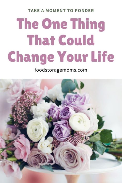 Purple and white flowers on a table