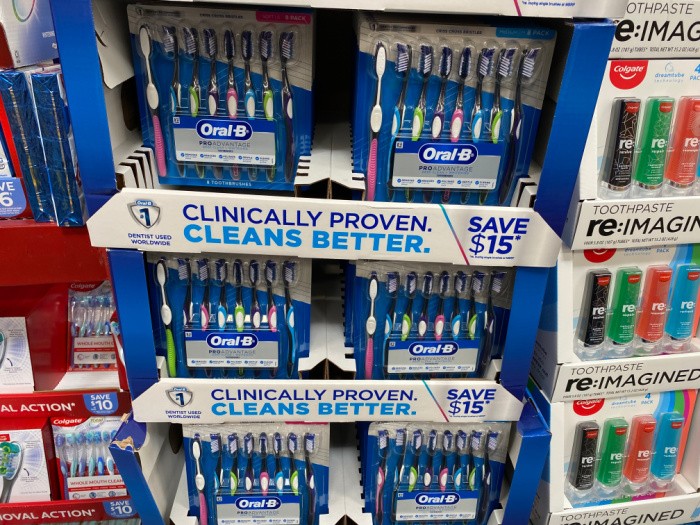 Toothbrushes on the Shelf