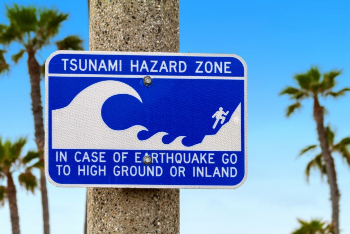 Earthquake Tsunami Warning Newport Beach CA