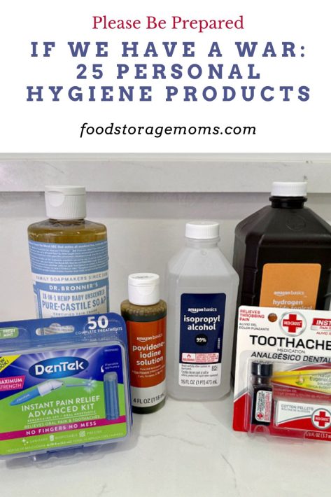 Dr Bronners Soap, Hydrogen Peroxide, DenTex, Toothache
