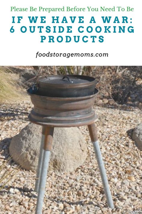 Dutch Oven in a Dutch Oven Stand