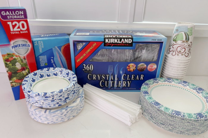 Paper Products Plates Cups Bowls