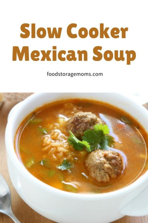 Meatball Soup aka Albondigas Soup