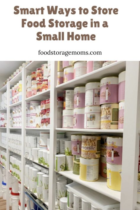 Food Storage On Built-In Hallway Shelves