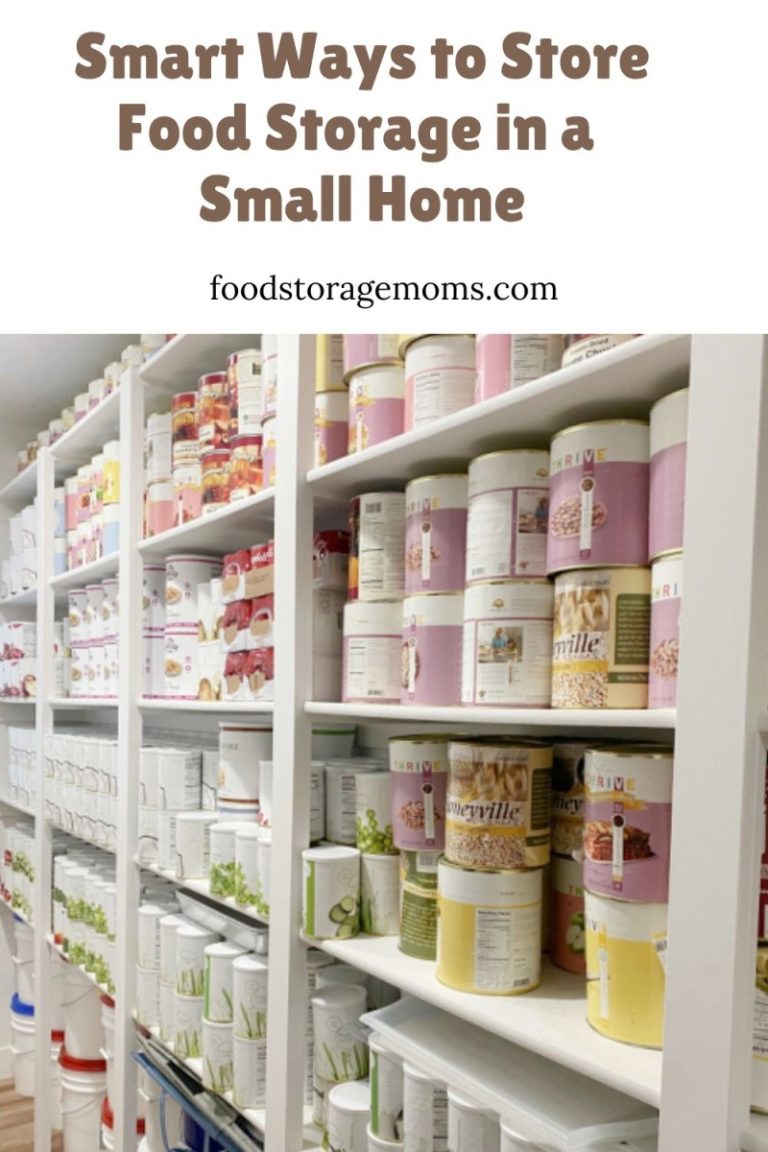 Smart Ways to Store Food Storage in a Small Home - Food Storage Moms