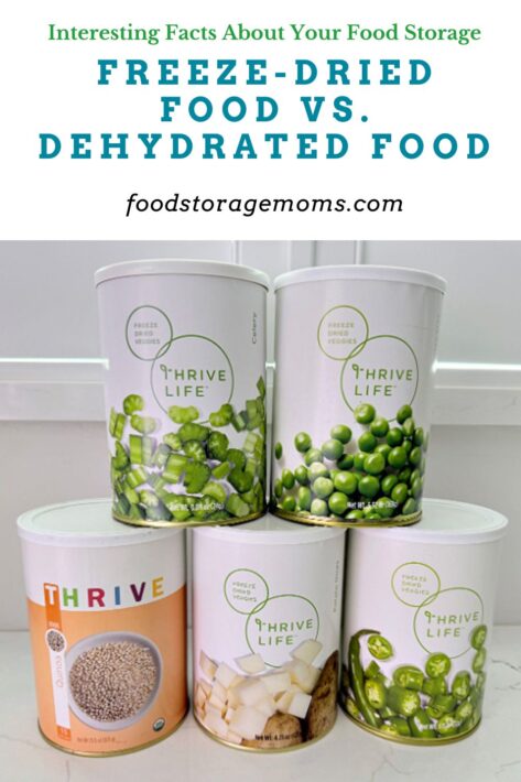 Freeze-Dried Food vs. Dehydrated Food