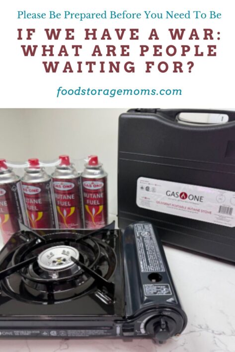 Butane Stove With Butane Fuel