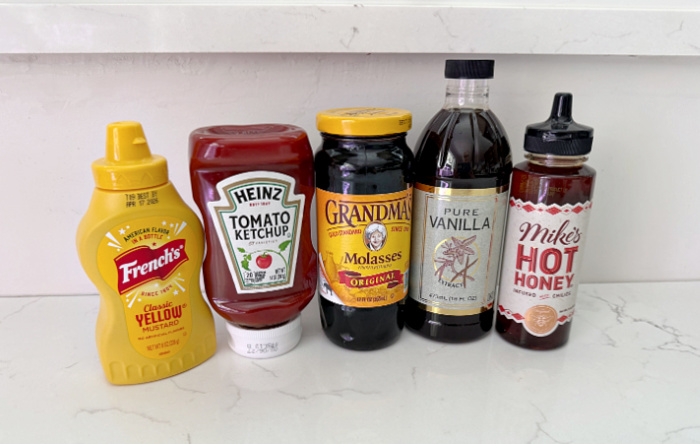 Condiments Mustard Vanilla Molasses