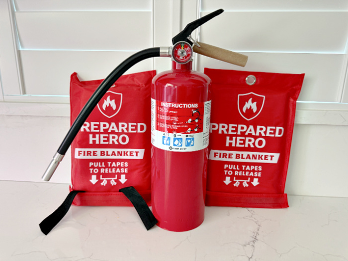 Fire Blankets and Extinguishers