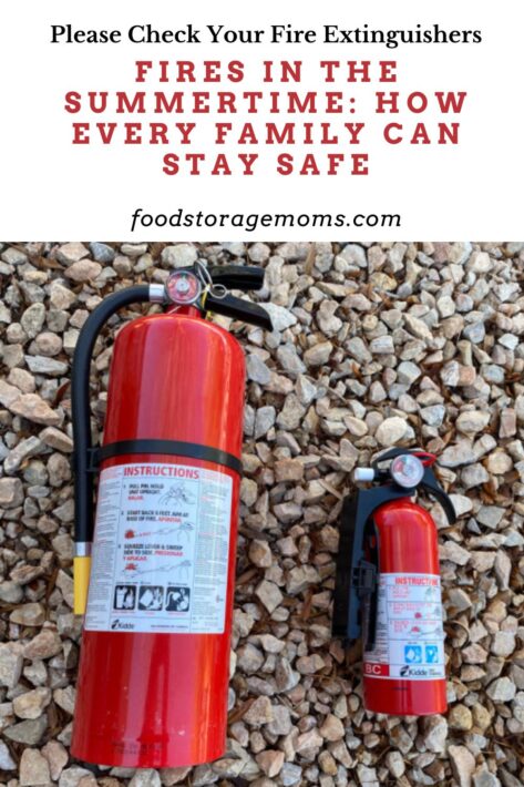Fire Extinguishers on some Rocks