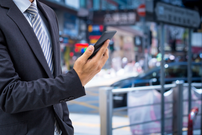 Man On Smartphone
