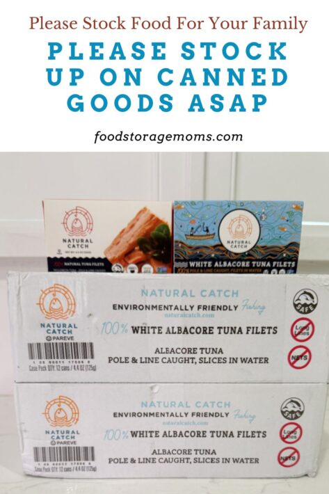 Tuna Cans for Food Storage
