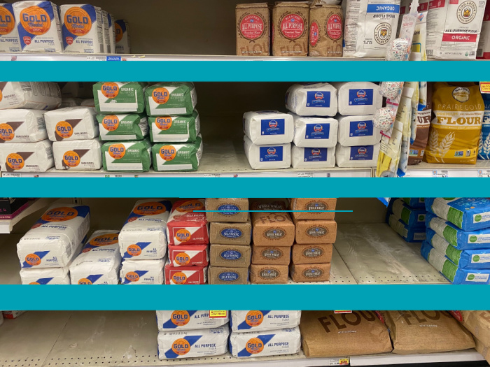 Grocery Stores Empty Baking Goods