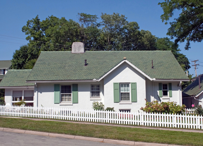 House With White Picket Fence