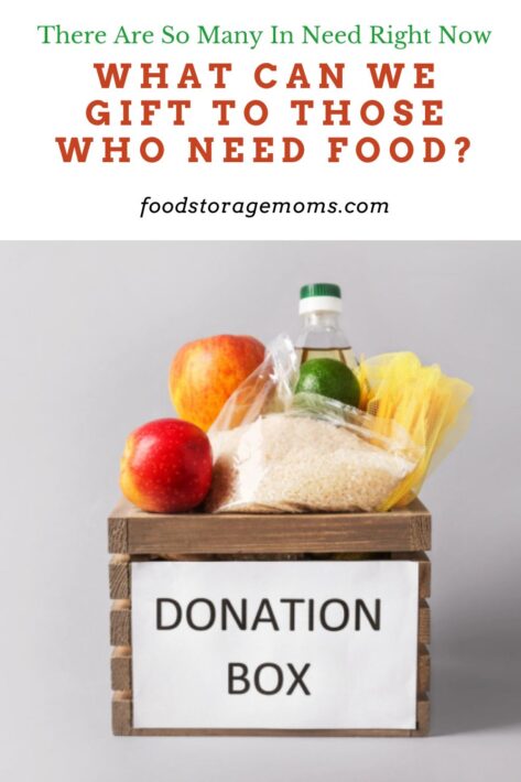 Box With Donation Food