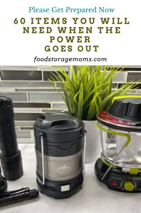 60 Items You Will Need When The Power Goes Out