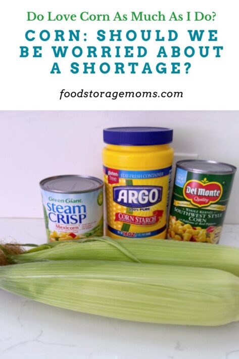 Corn with Corn Starch and Cans of Corn
