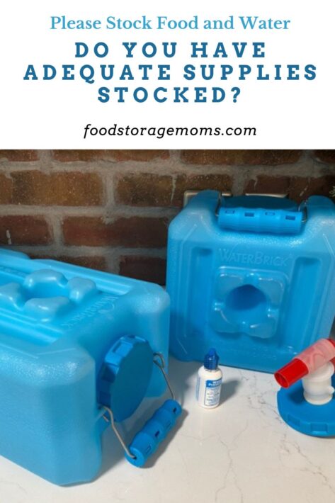Water Bricks with Spigot