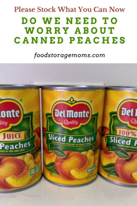 Peaches in Cans