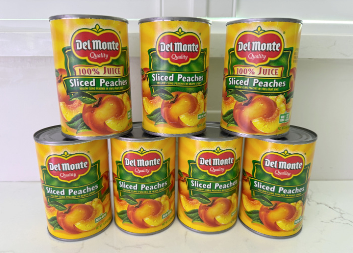 Peaches in Cans