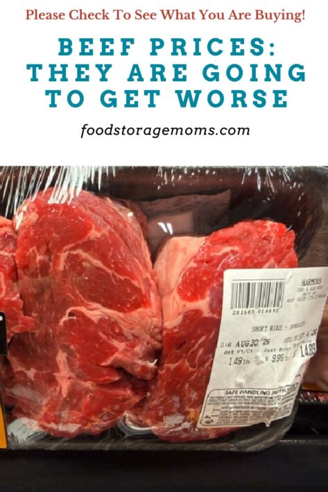 Beef Prices: They Are Going To Get Worse