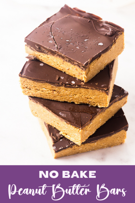 Easy No Bake Peanut Butter Bars Recipe with Simple Ingredients