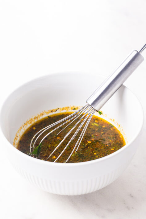 Marinade for the Oven Baked Lemon Pepper Chicken Thighs Recipe