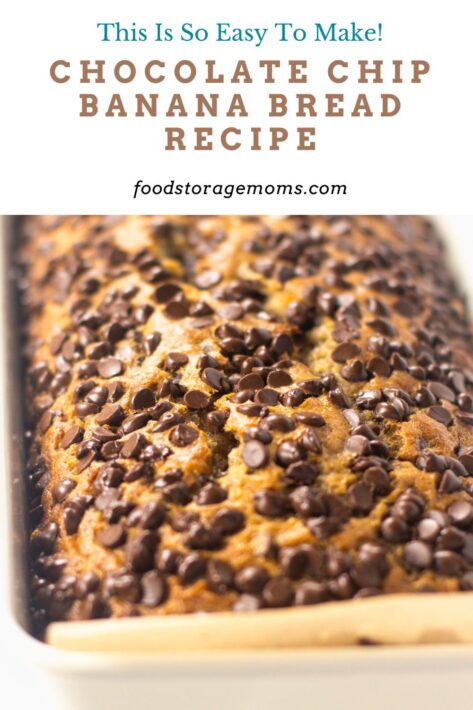 Chocolate Chip Banana Bread Recipe